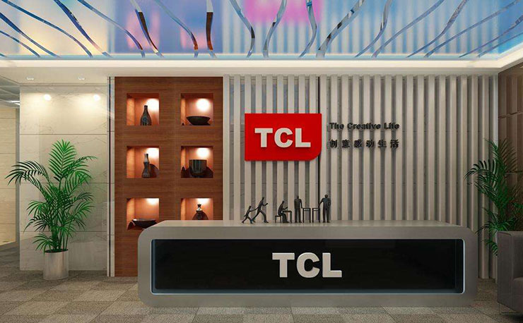 厦门TCL企业形象墙效果图片