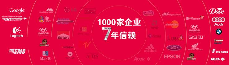 厦门广告公司服务客户示意图